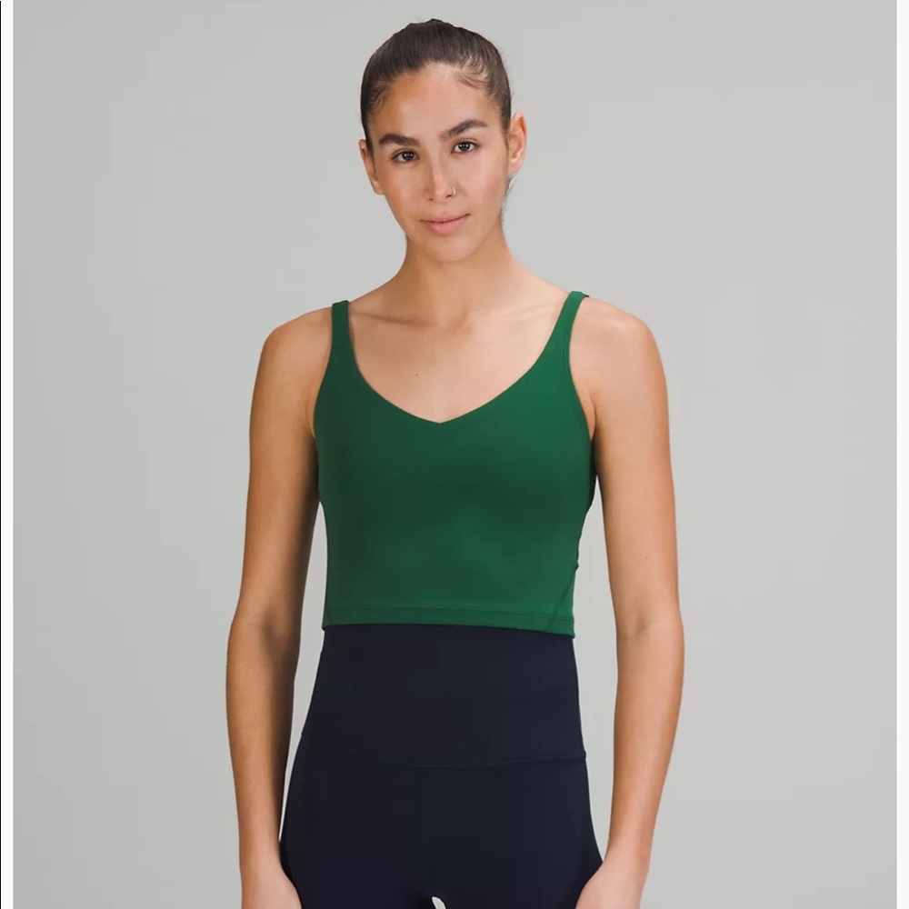 Lululemon Align Tank Size 2 Green - new with tags